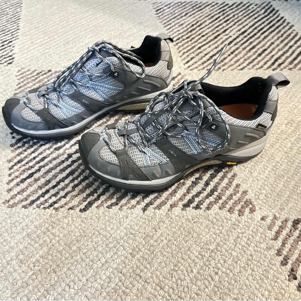 Merrell Siren Sport GoreTex Vibram Women’s Grey Hiking Shoes